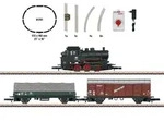 M&auml;rklin 81701 Z Startpackung G&uuml;terzug mit Dampflok BR 89, Gleisoval, Fahrger&auml;t,