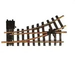 LGB 12100 G Handweiche links, R1, 30&deg;