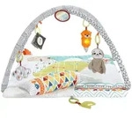 Fisher-Price 5-Sinnes Spieldecke, Krabbeldecke mit Spielbogen