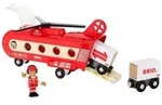 BRIO 63388600 BRIO World - Eisenbahn-Transporthubschrauber