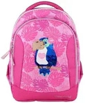 Depesche TOPModel Schulrucksack Streichpaillette TROPICAL pink