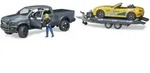 BRUDER&reg; 02504 RAM 250 Power Wagon und Roadster Racing Team