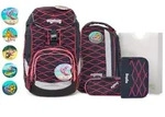 ergobag PACK Schulrucksack-Set LUMI Edition WellenreitB&auml;r, 6-teilig