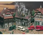 Vollmer 43728 - Brennendes Haus, Spur H0