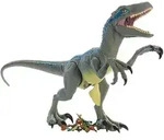 Mattel Jurassic World Dino Rivals Riesendino Velociraptor Blue