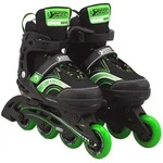 BEST Sporting Inline Skates, Gr&ouml;&szlig;e verstellbar, ABEC 5 Carbon, Farbe: gr&uuml;n /