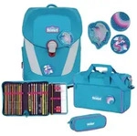 Scout Schulranzenset Sunny II Dolphins, 4-teilig