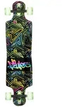 Authentic Sports Longboard ABEC 7, No Rules NEON, mit Leuchtrollen