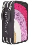 Depesche Ylvi & the Minimoomis Federtaschen Regenbogen Glitzer Anthrazit 3-Fach
