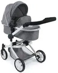 Bayer Chic Kombi-Puppenwagen "MIKA", Jeans Grey