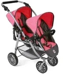 Bayer Chic 2000 Tandembuggy VARIO, Melange anthrazit-pink