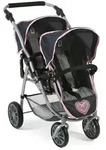 Bayer Chic 2000 Tandembuggy VARIO, Melange grau-navy