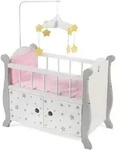 Bayer Chic Puppenbett mit Mobile Stars grau