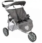 Bayer Chic Zwillings Jogger Jeans Grey