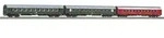 PIKO 58221 H0 3er Set Y-Wagen D 300 Set 2, DR, Ep. IV