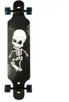 New Sports Longboard Skull / Skelett, 104 cm, ABEC 9