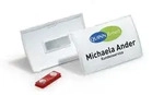 Durable 821519 Namensschild CLICK FOLD Magnet 54 x 90 mm, 10 St&uuml;ck