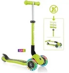Authentic Sports Globber Junior Foldable Lights lime gr&uuml;n, mit Leuchtrollen