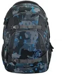Coocazoo Schulrucksack MATE Blue Craft 30 Liter grau blau