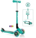 Authentic Sports Globber Junior Foldable Lights t&uuml;rkis, mit Leuchtrollen