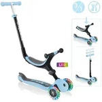 Authentic Sports Globber Go-Up Foldable Lights pastellblau, mit Leuchtrollen