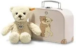 Steiff Teddyb&auml;rMila im Koffer vanille, 21 cm