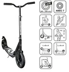 Authentic Sports SIX DEGREES Aluminium Scooter All Terrain 300/205 mm schwarz