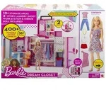 Barbie Traumkleiderschrank und blonde Puppe, &uuml;ber 60 cm Breiter Schrank, mehr...