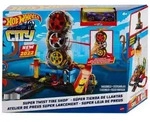Hot Wheels City Super Reifenshop Spielset, Geschenk f&uuml;r Kinder von 4 bis 8 Jahren