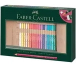 Faber-Castell Farbstift Polychromos, 30er Set mit Stifterolle aus Leder und Zubeh&ouml;r