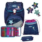 Scout Schulranzen-Set Alpha Blue Star, 4-teilig