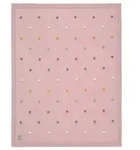 L&auml;ssig Baby-Strickdecke GOTS Dots Rosa