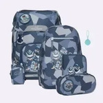 Beckmann Schulrucksack-Set Classic Tiger Race, 7-teilig