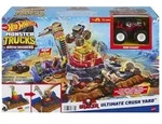 Hot Wheels Monster Trucks Bone Shakers Schrottplatz, 1 Spielzeug-Auto 1:64