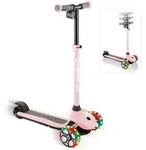Authentic Sports Globber One K E-Motion 4 PLUS pastellrosa, mit Leuchtrollen