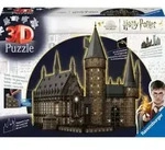 Ravensburger 3D Puzzle Hogwarts Schloss - Die Gro&szlig;e Halle - Night Edition, 540 Teile