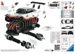 Ravensburger 3D Puzzle - Porsche 911 GT3 Cup, 108 Teile