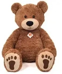 HERMANN TEDDY 91321 Teddy braun mit Tatzen 75 cm