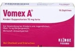 VOMEX A Kinder-Suppositorien 70 mg forte 10 St.