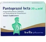 PANTOPRAZOL beta 20 mg acid magensaftres.Tabletten 10 St.