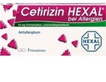 CETIRIZIN HEXAL Filmtabletten bei Allergien 7 St.