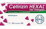 CETIRIZIN HEXAL Filmtabletten bei Allergien 50 St.