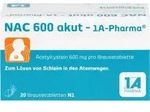 NAC 600 akut-1A Pharma Brausetabletten 20 St.