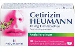 CETIRIZIN Heumann 10 mg Filmtabletten 10 St.