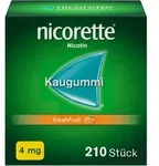 NICORETTE Kaugummi 4 mg freshfruit 210 St.