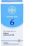 BIOCHEMIE DHU 6 Kalium sulfuricum D 6 Tabletten 900 St.