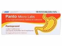 PANTO Micro Labs 20 mg msr.Tabl.bei Sodbrennen 14 St.