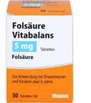 FOLS&Auml;URE VITABALANS 5 mg Tabletten 50 St.