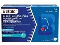 BETOLO gegen Halsschm.2/0,6/1,2 mg Lut.-Tab.Minz 24 St.