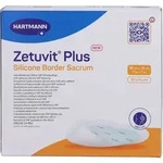 ZETUVIT Plus Silicone Border steril Sacrum 18x18cm 10 St.